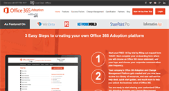 Desktop Screenshot of office365adoption.com